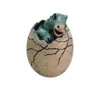 Veasbuu Oeuf de dinosaure - Figurines artisanales anti-stress - Jouet d'oeuf de dinosaure qui éclose - pour adultes, , maison, fête de Pâques, intérieur, anniversaire et bureau