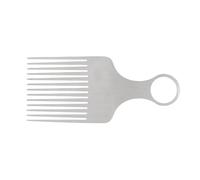 Veasbuu Pic à Cheveux | Peigne De Coiffure En Aluminium Anti-Dérapant,Peigne en Métal | pour Hommes Voyage Maison Salon Cheveux Bouclés