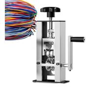 Veasbuu Pince à dénuder le fil de cuivre, pince à dénuder le fil électrique - Éplucheur de manuel/électrique - Accessoires de dénudage de cuivre avec manivelle pour multicœur de 1 à 25mm