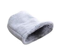 Veasbuu Plush Cat Bed Bag for Small to Large Cats | Semi-Enclosed Sleeping Bag for Pet Comfort | Cozy Warming Pad Sack Ideal for Autumn Days in Study and Dining Rooms | Cat Plush Sleeping Bag Bed