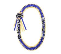 Veasbuu Polyester Graduation Lei - 2026 Ribbon Lei for Boys, Girls Teens Bachelor University, Party Ceremony Photography, Stylish Soft Comfortable, Quality Keepsake Perfect for Graduation Memories