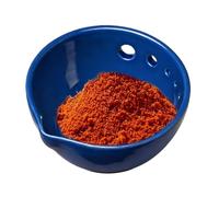 Veasbuu Râpe de type bol | en résine avec bec d' faite à la main - Ustensile de cuisine multifonction pour râper le gingembre, les fruits, le thym, le basilic, la cuisson et la cuisine à la