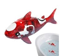 Veasbuu Robot Fish Toy Realistic Activated Automatic Interactive Light Up | Swimming Fish Bath for Boys Kids Family Friends Daughter Son
