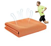 Veasbuu Serviettes rafraîchissantes pour le cou et le visage - Serviettes humides Cool Down pour le cou et le visage - Serviette douce et respirante de 32 x 32 pouces pour le sport, le yoga, la gym