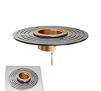 Veasbuu Siphon de sol anti-odeurs | Anneau d'étanchéité anti-refoulement pour salle de douche | Pour tuyaux de 4,8 à 9,9 cm pour maison, hôtel, dortoir, appartement