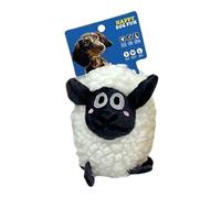 Veasbuu Squeaky Dog Toys, Tough Crinkle Chew Toys, Washable Cartoon Duck Sheep Bunny Shape Plush Animal, Sturdy Interactive Pet Supplies for All Breed Playtime, 5.51x3.94x3.54 inches