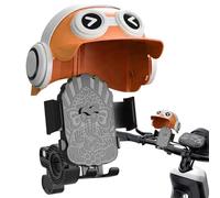 Veasbuu Support de téléphone portable pour vélo, support de téléphone avec fixation pour casque, accessoire électronique grand public pour navigation GPS, appels vidéo, visionnage de divertissement et