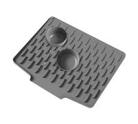 Veasbuu Tapis de séchage à vaisselle, antidérapant et facile à nettoyer | Tapis de séchage incliné antidérapant | Pour évier, réfrigérateur, tiroir, nourriture et eau