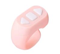 Veasbuu Télécommande de défilement de téléphone, Bague de défilement | Ring Remote pour téléphone avec 3 Touches,Tourne-Page Rechargeable, télécommande sans Fil du Bout des Doigts pour tablettes,
