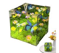 Veasbuu Veilleuse en forme de papillon - Décoration d'ambiance - 12 x 12 x 12 cm - Plug & Play - Veilleuse décorative pour chambre d'enfant, salle de bain, cuisine, chambre d'enfant et maison
