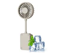 Veasbuu Ventilateur portable à clip - Mini circulation d'air rechargeable, réglage de 3 vitesses avec moteur silencieux, support de serrage, design léger, tente de refroidissement personnelle, bureau