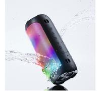 VEATOOL Enceinte Bluetooth Portable RGB 25W Son Stéréo + Basses, Autonomie 10 h, TWS Appairage Stéréo Micro Intégré, Outdoor IPX6