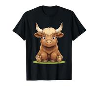 Veau Highland Illustré T-Shirt