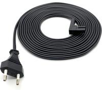 Vebner - Câbles d`Alimentation pour Sonos Play One, One SL et Play-1 (5 Mètre, 1 Câble, Noir)