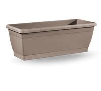 VECA Roxanne Jardinière avec plateau 80x20x20 cm Gris perle