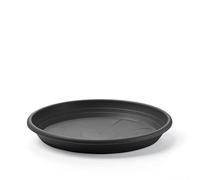 Veca Soucoupe cylindrique Anthracite 22 cm Pour pot de fleurs 24 cm