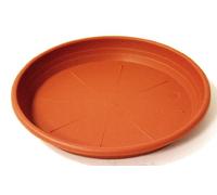 Veca - Soucoupe Ronde en Terre Cuite, 19 cm (pour Pot de Fleurs 20 cm)