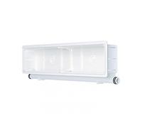 vecamco Clima Plus - Boitier pour 2 sorties chasse condensation 430 x 108 x 65 Blanc