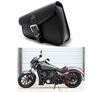 Vechkom 1 PCS Moto Sacoches Cavalières Et en PU Cuir Sac à Outils Latéral Imperméable à l'eau Latéral Gauche De Sac à Dos De Moto De Selle