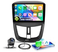 VECHTEL 4G+128G Autoradio Android 15 pour Peugeot 207 2006-2015, 9 Pouces in-Cell HD Écran Tactile avec Carplay Android Auto sans Fil, Radio Auto Soutien GPS Wi-FI USB Bluetooth FM RDS Radio Caméra
