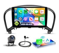 VECHTEL 4G+64G Autoradio Android 15 pour Nissan Juke J15 2010-2019/YF15 Infiniti ESQ 2011-2017, 9'' in-Cell HD Écran Tactile avec Carplay Android Auto sans Fil GPS Wi-FI USB Bluetooth FM RDS Caméra