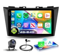 VECHTEL 4G+64G Autoradio Android 15 pour Suzuki Swift 2011-2017 Suzuki Ertiga 2012-2017, 9'' in-Cell HD Écran Tactile avec Carplay Android Auto sans Fil GPS Wi-FI USB Bluetooth FM RDS Caméra