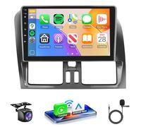 VECHTEL 8 Core 6G+128G Autoradio Android 13 pour Volvo XC60 2008-2013, 9 Pouce IPS HD Écran Tactile avec Carplay Android Auto sans Fil GPS Wi-FI Bluetooth DSP FM RDS Radio Caméra de Recul