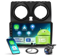 VECHTEL 8 CORE 6G+128G Autoradio Android 15 pour Nissan Qashqai J10 2006-2016,9'' 1280*720P HD Écran Tactile IPS avec DSP Carplay Android Auto sans Fil GPS Wi-Fi Bluetooth FM RDS Radio Caméra de Recul
