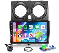 VECHTEL 8 Core 6G+128G Autoradio Android 15 pour Nissan Qashqai J10 2006-2016, 9'' IPS HD Écran Tactile avec Carplay Android Auto sans Fil DSP GPS Wi-FI USB Bluetooth 5.0 FM RDS Radio Caméra de Recul