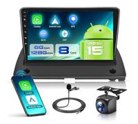 VECHTEL 8 CORE 6G+128G Autoradio Android 15 pour Volvo XC90 2004-2013, 9 Pouces 1280*720P HD Écran Tactile IPS avec DSP Carplay Android Auto sans Fil GPS Wi-Fi Bluetooth FM RDS Radio Caméra de Recul