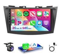 VECHTEL Autoradio 2G+64G Android 15 pour Suzuki Swift 2011-2017 Suzuki Ertiga 2012-2017, 9 Pouces HD 2.5D Écran Tactile avec Carplay Android Auto sans Fil GPS Wi-FI USB Bluetooth FM RDS Radio Caméra
