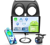 VECHTEL Autoradio 8 Core Q-Snapdrago 4G+64G Android 15 pour Nissan Qashqai J10 2006-2016, 9 Pouces HD Écran Tactile avec Carplay Android Auto sans Fil GPS Wi-FI DSP USB Bluetooth Radio FM/RDS Caméra