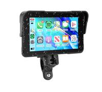 VECHTEL Navigation pour Moto Carplay Android Auto sans Fil, 5 Pouces HD Écran Tactile CarPlay pour Moto avec Étanche IP68, Bluetooth, Assistant Siri/Goo-gle, TPMS, Type-C