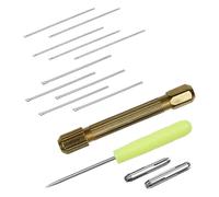 Veciado Outil pour reraciner les cheveux de poupée pour les supports de racines des cheveux de poupée, outils pour reraciner les cheveux, kit de fabrication de poupées en acier inoxydable