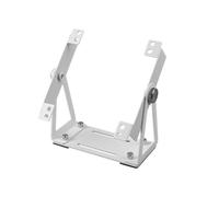 Veciado Support de ventilateur de refroidissement externe multifonction pour ventilateurs PC de 120 et 140 mm, rotation à 360°, blanc