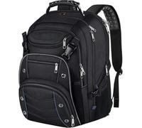 VECKUSON Sac à dos pour ordinateur portable unisexe de 18,4", extra large de 55 l avec port de charge USB, approuvé par la TSA et poche antivol RFID