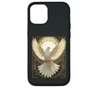 Vecteur Art Nouveau Vintage Colombe Angélique Coque pour iPhone 12/12 Pro