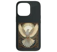 Vecteur Art Nouveau Vintage Colombe Angélique Coque pour iPhone 13 Pro
