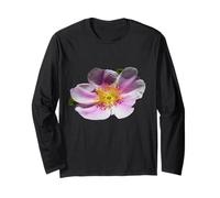 Vecteur floral rose des prairies sauvages Manche Longue