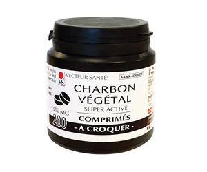 Vecteur Santé Charbon Végétal 200 Comprimés x200