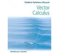 Vector Calculus Miroslav Lovric (Auteur)