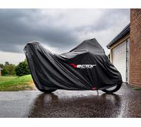 VECTOR Housse de protection intérieure/extérieure H20 pour moto/scooter avec top case et bulle haute - noir - M