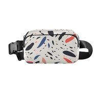 Vector Patterns Sac banane élégant pour femmes, hommes, adolescents, petit sac banane avec sangle réglable pour l'entraînement, la course à pied, la randonnée
