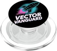 Vector Vanguard Pop Culture Jeu vidéo rétro PopSockets PopGrip pour MagSafe