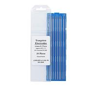 VECTOR WELDING Lot de 10 Électrodes en Tungstène 2,4 mm x 175 mm Gris