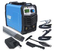 VECTOR WELDING Poste à Souder à l'ARC MMA 200A Inverter | Hot Start, Arc Force, Anti-Stick, Soudage Acier et Fonte, Compact et Léger, Kit Complet avec Électrode