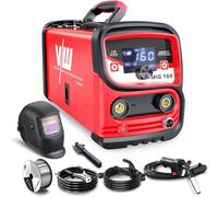 VECTOR WELDING Poste à Souder Fil Fourré Sans Gaz 160A，Soudeur Flux MIG MMA