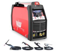 VECTOR WELDING Poste à souder TIG AC DC 200 A - New York 2500, coupe-plasma 50 A, écran numérique, MMA 170 A, allumage HF, aluminium