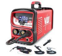 VECTOR WELDING Poste de Soudage MIG 200 A, Soudeur à fil avec et sans gaz, Machine à souder MMA/MIG/TIG, Appareil de Soudage à fil fourré avec écran LED