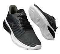 Vector X Defence Running/Jogging Shoe for Mens and Boys (Black/White, Size: EU 44, UK 10, US 11) Material: EVA | Lace-Up | Inner Insole | Non Slip | Gym Shoe | Walking Shoe